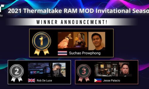 A THERMALTAKE BEJELENTETTE A 2021 THERMALTAKE RAM MOD INVITATIONAL 1. ÉVADÁNAK NYERTESEIT