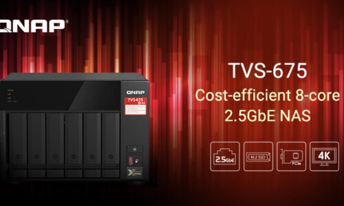 A QNAP BEMUTATTA A ZHAOXIN 8 MAGOS PROCESSZORRAL FELSZERELT TVS-675 2,5 GBE NAS-T