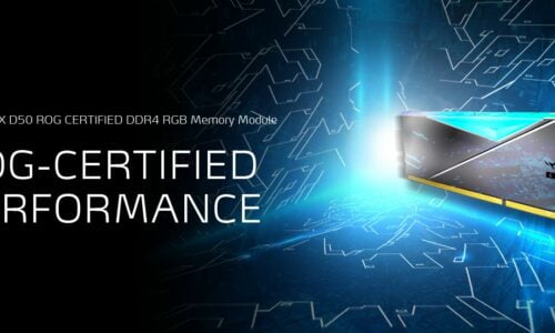 AZ XPG BEMUTATTA A SPECTRIX D50 ROG-CERTIFIED DDR4 RGB MEMÓRIAMODULOKAT