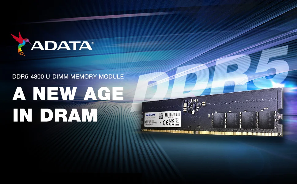 MEGJELENTEK AZ ADATA DDR5-4800 MEMÓRIAMODULJAI