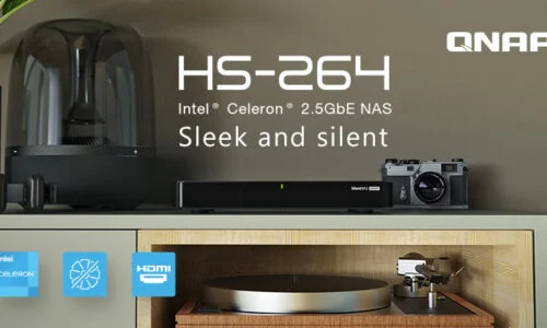 A QNAP BEMUTATTA A HS-264 SILENT NAS-RENDSZERT