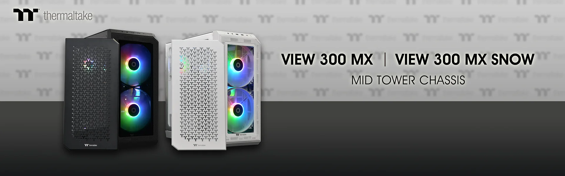 A THERMALTAKE BEMUTATTA AZ ÚJ VIEW 300 MX ÉS VIEW 300 MX SNOW KÖZEPES TORONYHÁZAT