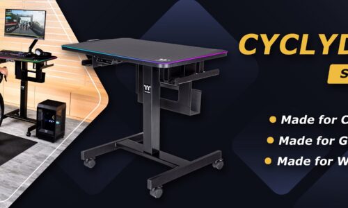 A THERMALTAKE BEMUTATJA A VADONATÚJ CYCLEDESK 100 OKOS GAMER ASZTALT