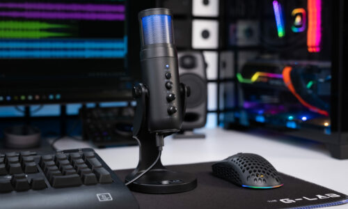 KIVÁLÓ MINŐSÉGŰ RGB-S GAMER MIKROFON A THE G-LABTÓL – ITT A K-MIC NATRIUM