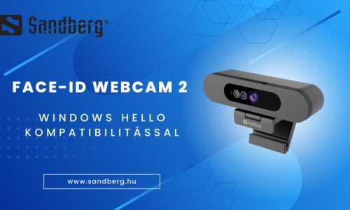 MEGÉRKEZETT A SANDBERG FACE-ID WEBCAM 2 WINDOWS HELLO KOMPATIBILITÁSSAL