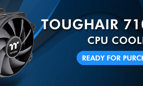 A THERMALTAKE BEMUTATJA A TOUGHAIR 710 CPU-HŰTŐT ÚJ, FEKETE SZÍNBEN