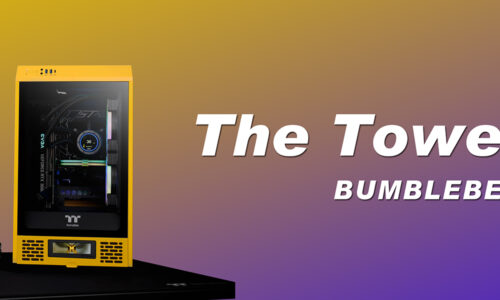 A THERMALTAKE BEMUTATJA ELSŐ BUMBLEBEE (DONGÓ) SZÍNŰ TERMÉKÉT A THE TOWER 200 MINI TORONYHÁZSOROZATBAN