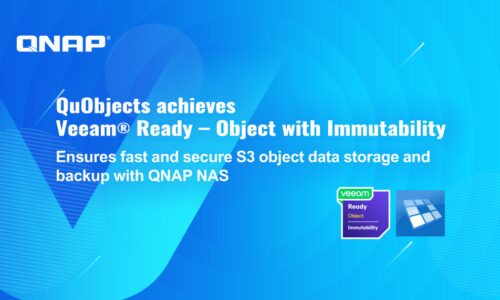 A QNAP S3-KOMPATIBILIS TÁROLÁSI MEGOLDÁSÁT, A „QUOBJECTS”-ET VEEAM® READY – OBJECT WITH IMMUTABILITY TANÚSÍTVÁNNYAL ISMERTÉK EL