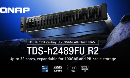 A QNAP BEMUTATJA A TDS-H2489FU R2-T: A ZÁSZLÓSHAJÓ, 24 LEMEZES, KÉTPROCESSZOROS U.2 NVME ALL-FLASH NAS RENDKÍVÜLI TELJESÍTMÉNYT NYÚJT A KRITIKUS VÁLLALATI ALKALMAZÁSOKHOZ