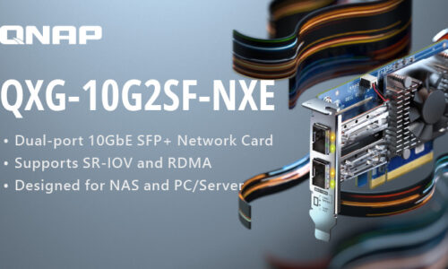 A QNAP BEMUTATJA AZ ÚJ, KÉTPORTOS, 10 GBE-S SFP+ HÁLÓZATI KÁRTYÁKAT SR-IOV ÉS RDMA-TÁMOGATÁSSAL